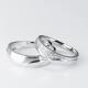 White Mirror Polishing Color Contracted Jewellery Couple Rings