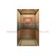 VVVF Drive Home Elevator Lift With Rose Gold Mirror Stainless Steel