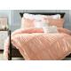 Ruched Duvet Covers And Shams , Home 100 Cotton Bedding Sets Full 4 Pcs