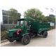 18HP Site Dump Truck , Electric Powered Dump Truck With 2000*1000*400mm Cargo Tank