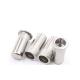 Metric Flat Head Rivet Nut M3 M4 M5 M6 M8 M10 Knurled Stainless Steel for Performance