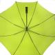 Windproof Black Compact Golf Parasol / Compact Golf Raincoat With Straight Handle