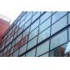 Aluminium Color 1.4~5.0mm Glass Curtain Wall Panels with Thermal Insulation
