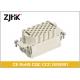 16 Amp 40 Pin Heavy Duty Rectangular Connector With Glass Fibre Reinforced PC
