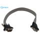 15pin Male Female Plastic Connector VGA To VGA HDB15 Flexible Flat Ribbon Cable For Electronic