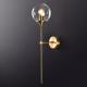 Rose Gold Color glass ball wall sconce for Corridor Living room Studio Bedroom ( WH-OR-07）