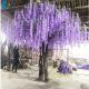 Fiberglass Trunk Artificial Wisteria Tree , 4m Height Silk Wisteria Tree