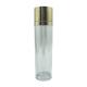 Gold Cap PETG Plastic Bottles Luxury Cosmetic Containers For Toner 100ml 120ml