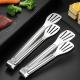 Premium Heavy Duty Non Stick BBQ Cooking Kitchen Food Tongs 304 Stainless Steel