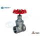 Threaded Industrial Gate Valve CF8 / CF8M / ASTM A 216 WCB Type Available