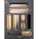​Slim 128mm Aluminium Handles Heat-Resistant For Kitchen Cabinetry