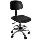 560mm Adjustable PU Leather Cleanroom ESD Chair 400*400mm
