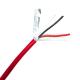 300V 500V Insulated Overall Screened Fire Alarm Cable for 2x1.5 Cores Shield Al/Foil
