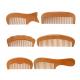 Natural Handmade Wooden Comb Anti Static Green Sandalwood  Comb