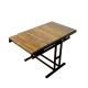 MDF Top Wooden Folding Dining Tables OEM Foldable 30.5 Height