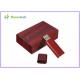 Rectagnel Style USB Flash Drive Recorder Coulor Print With Walnut Wood Box