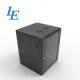 6U 9U 12U 15U 18U RAL9004 Black Swing Out Double Section Wall Mount Cabinet Server Rack Enclosure 600 Mm Glass Door