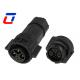 Nylon Quick Lock 8 Pin Waterproof LED Connectors 12V 3+5 Pin Male To Female