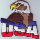 American-flag-Eagle-Head-Bird-Patch-Iron-Embroidered-Applique-Sew-Badge-DIY  American-flag-Eagle-Head-Bird-Patch-Iron