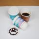 Disposable hot coffee paper cup eco-friendly biodegradable customized without plastic coating paper cup