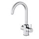 Modern Chrome Style Instant Hot Water Faucet Standard Size T91006