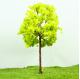 Architectural Miniature Model Trees Yellow Green Metal Wire Tree 11cm