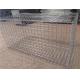 Professional Custom Gabion Wire Mesh , Silver Wire Cage Retaining Wall