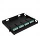 96 Port MPO Patch Panel High Density Multiple Polarities Black Shell