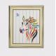 Chinese Zodiac Painting Twelve Animals Horse Home Decor Ribbon Painting Framed Art Decorative Wall Hangings