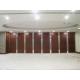 Hotel Banquet Hall Acoustic Movable Walls Floor To Ceiling Track Aluminium Wheel