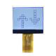 300Cd/M2 Brightness COG LCD Module 3.0Volt High Contrast Ratio