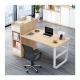 2 Seater Office Furniture Staff Table Modular Workstation with Drawer in Modern Style