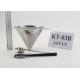 Coffee Maker Gift Set With Smooth Rim Pour Over Coffee Maker And Stainless Steel Spoon