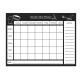 Dry Erase Magnetic Weekly Meal Planner Calendar For Fridge