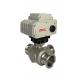 2 3 Way Clamp Type Quick Install Electric Actuated Ball Valve Stainless Steel