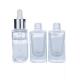 60ml Blue Cosmetic Dropper Bottles For Foundation Bottle Cosmetic Packaging