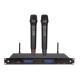 excellent quality 9008 wireless microphone system UHF PLL 200 channels selectable FM black