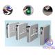 Stainless Steel Customizable Special Logo Bidirectional Swing Barrier Gate / Automatic Turnstile