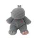 Customized Stuffed Animal Toy Child Friendly Loveable Face Hippopotamus With 10mm Velvet