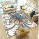 80*120cm Blending Crystal Velvet Living Room Floor Carpets Modern Simple European Style