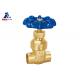 PTFE Steel Handle Copper Alloy Gate Valve Ss CW617