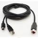 OEM ODM USB DC24V Cable 24V To Hosiden USB-B