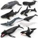 Realistic Marine Fauna Figure Replicas Set Shark Dolphin Octopus Turtle Toy - Assorted Colors