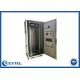 Waterproof 40U Outdoor Telecom Cabinet With Remote Monitory System And Power Distribution