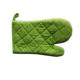 Canvas Thin Fabric Oven Mitt for Promotion Easy Kitchen Oven Mitt Potholders , Grass Green