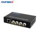 10 / 100M 4 BNC Over UTP EOC Converter Ethernet over Coax Extender 4 Coax To RJ45