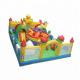 0.55mm Plato Bouncy Castle House For Children Outdoor Inflatable Playground Castle