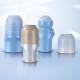 High Output PP Blue Deodorant Roll On Plastic Bottle Perfume Container With Overcap