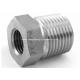 Stainless Steel NPT Thread Forged Tube Fittings 1/2 Male NPT Metric Reducing Bushing