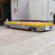 Steerable 50 Tons Motorized Transfer Trolley , Stepless Speed Industrial Transfer Cart